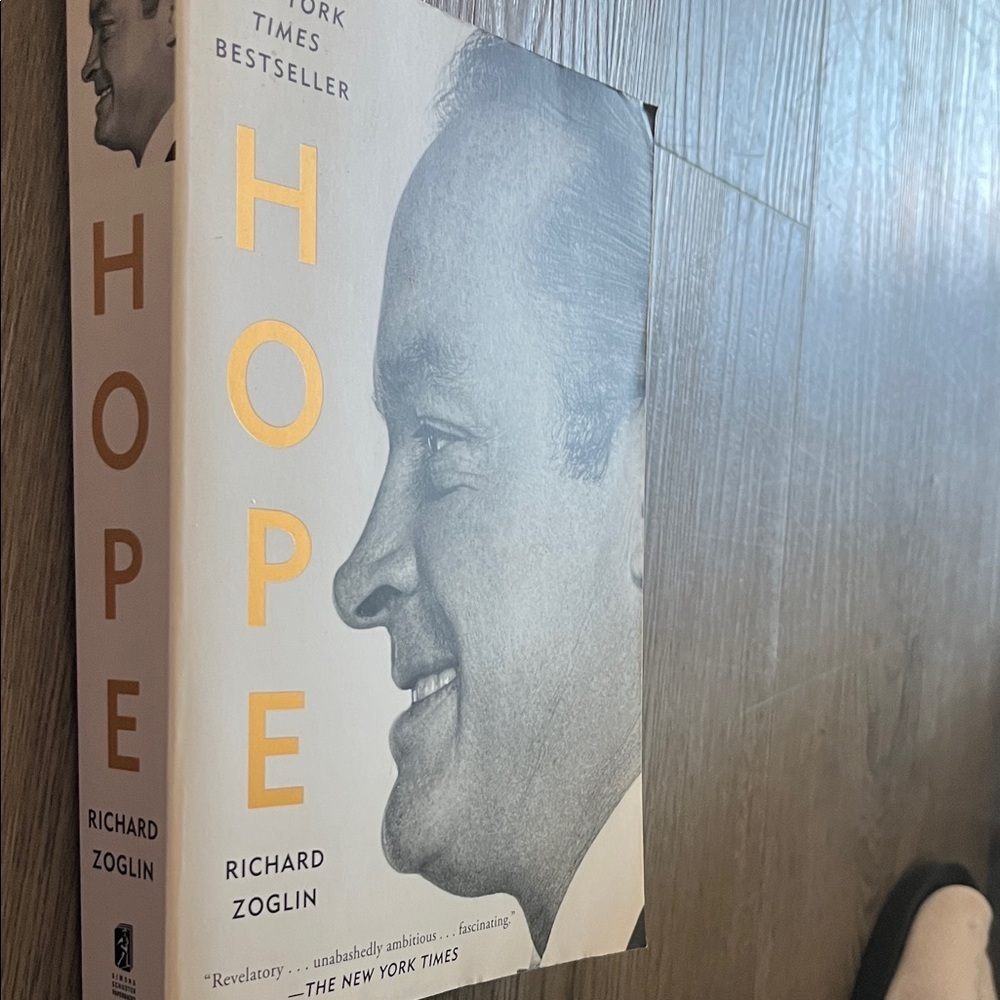 Hope by Richard Zoglin - White and Black Hardcover - Picture 4 of 4